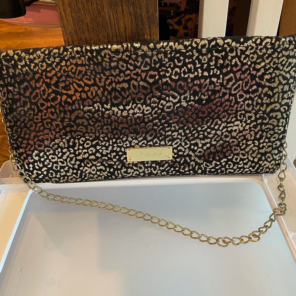 Betsey Johnson clutch and shoulder bag